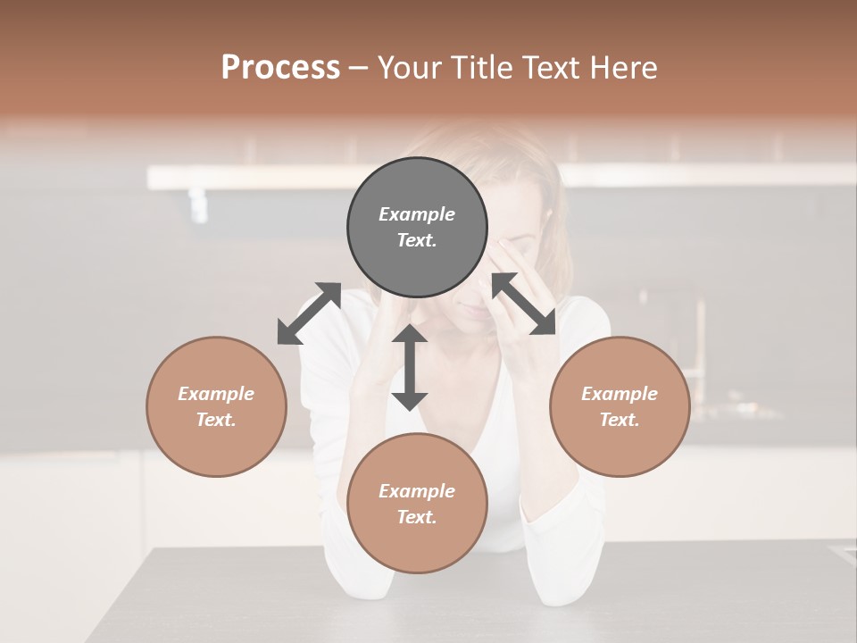Frustrated Rest On Sleep PowerPoint Template