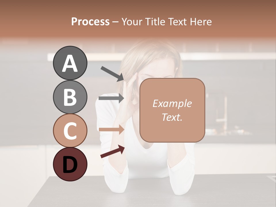 Frustrated Rest On Sleep PowerPoint Template