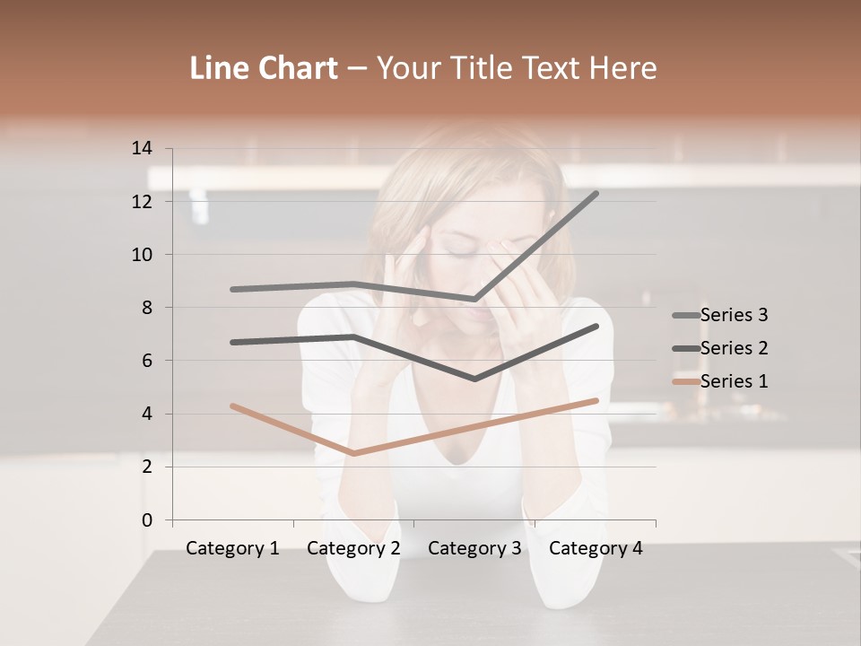 Frustrated Rest On Sleep PowerPoint Template