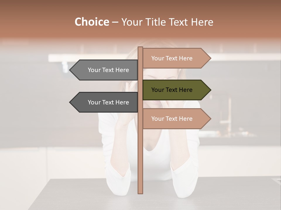 Frustrated Rest On Sleep PowerPoint Template