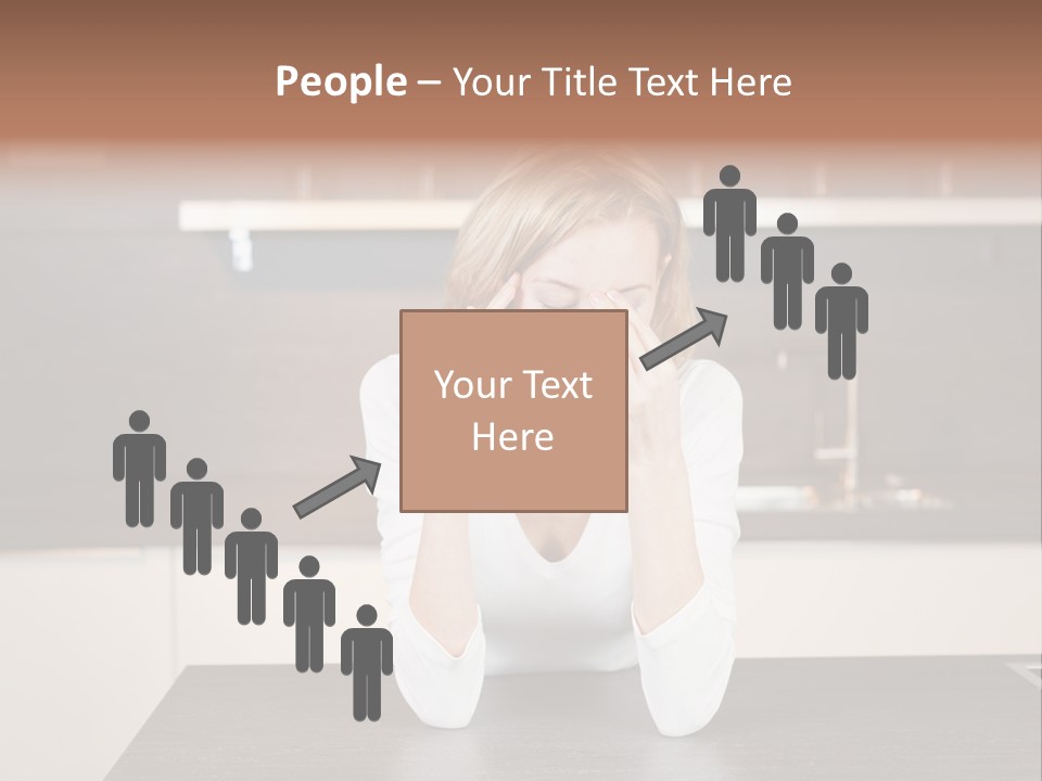 Frustrated Rest On Sleep PowerPoint Template