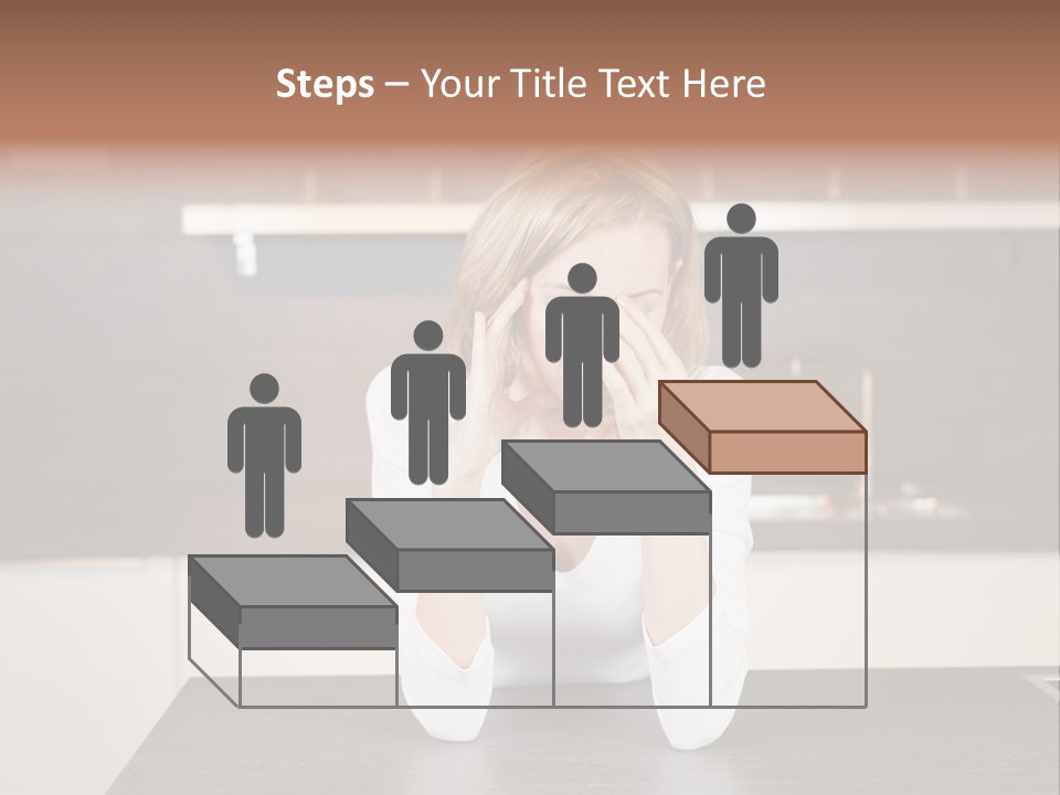 Frustrated Rest On Sleep PowerPoint Template