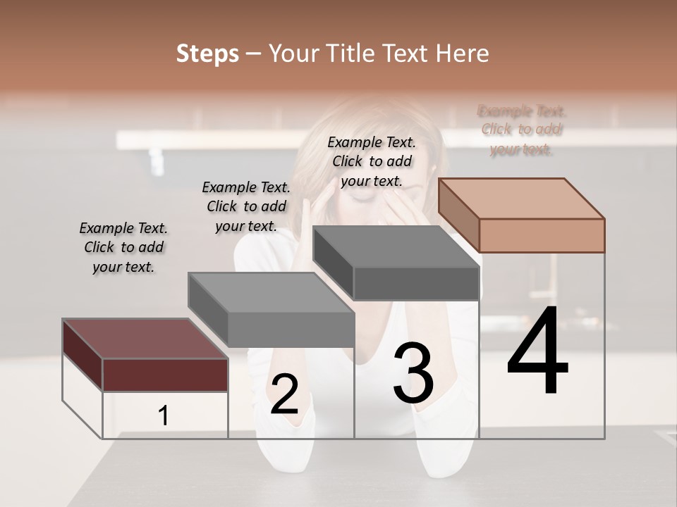 Frustrated Rest On Sleep PowerPoint Template
