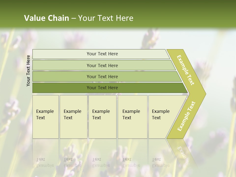 Ingredient Blue Lilac PowerPoint Template