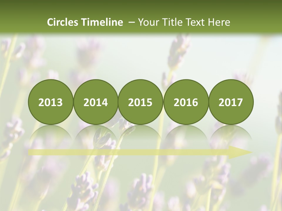 Ingredient Blue Lilac PowerPoint Template