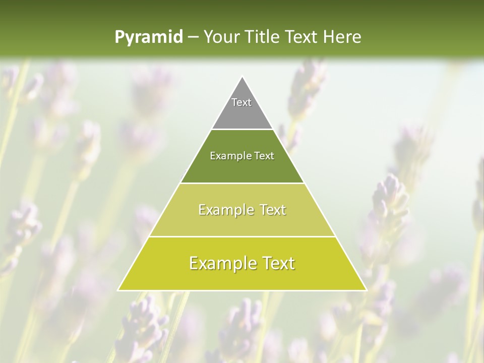 Ingredient Blue Lilac PowerPoint Template