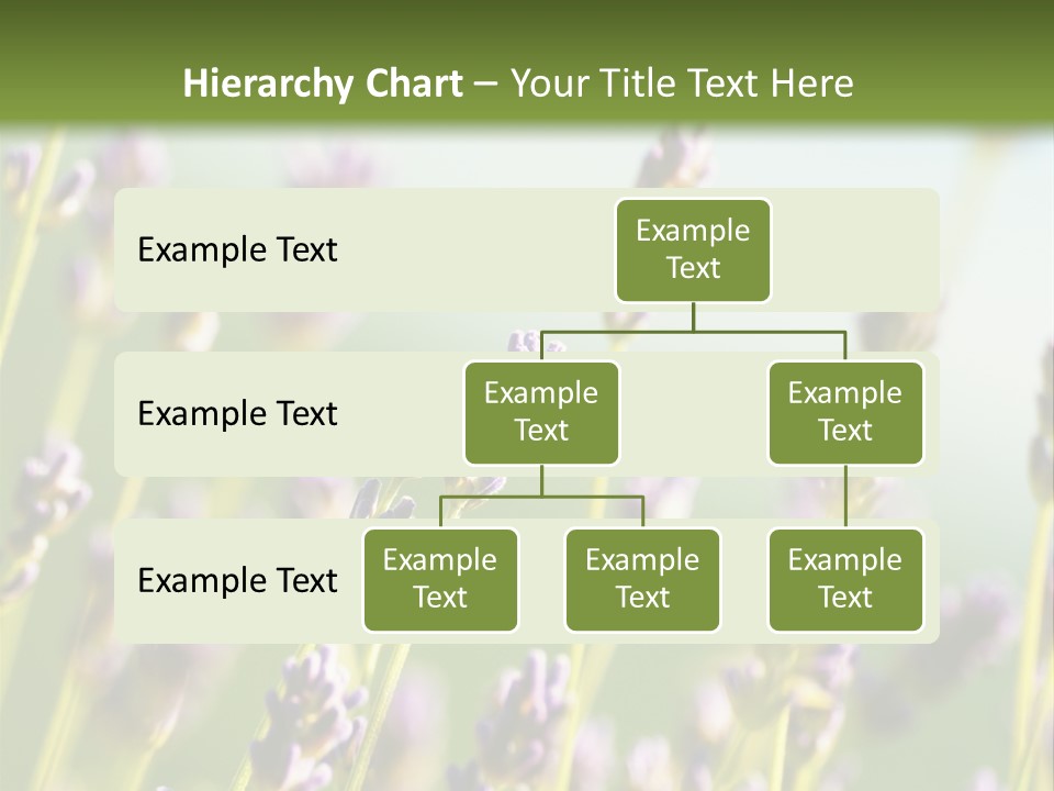 Ingredient Blue Lilac PowerPoint Template
