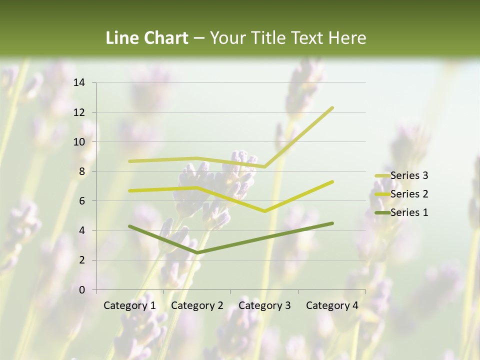 Ingredient Blue Lilac PowerPoint Template