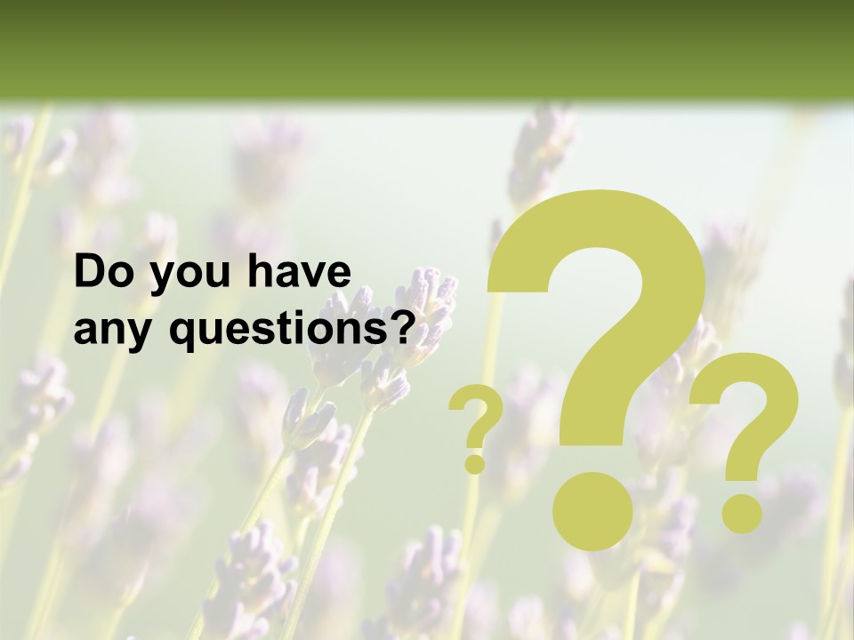 Ingredient Blue Lilac PowerPoint Template