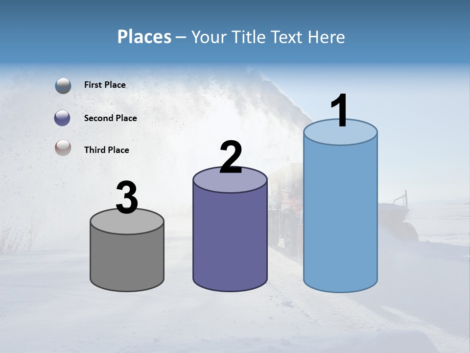 Weather Cold Transportation PowerPoint Template