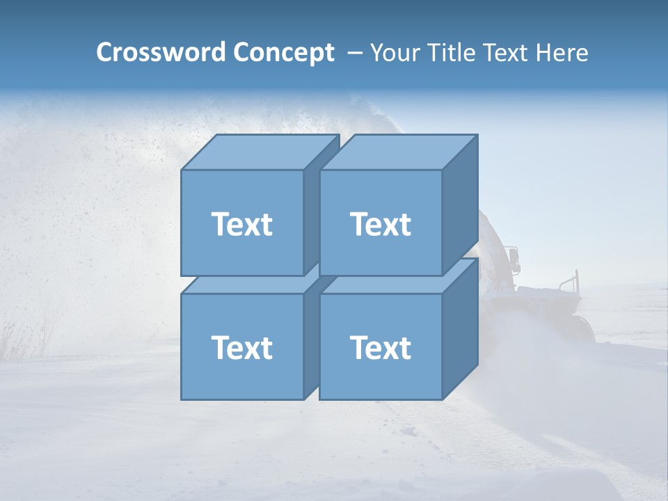 Weather Cold Transportation PowerPoint Template