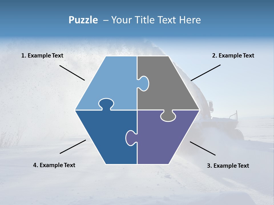 Weather Cold Transportation PowerPoint Template