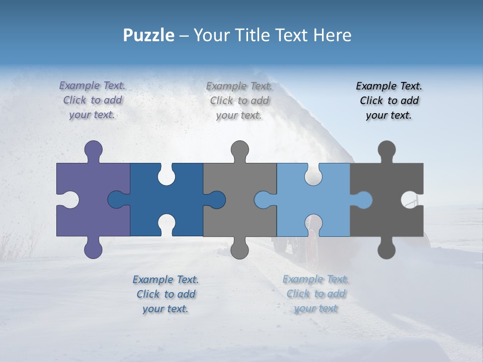 Weather Cold Transportation PowerPoint Template