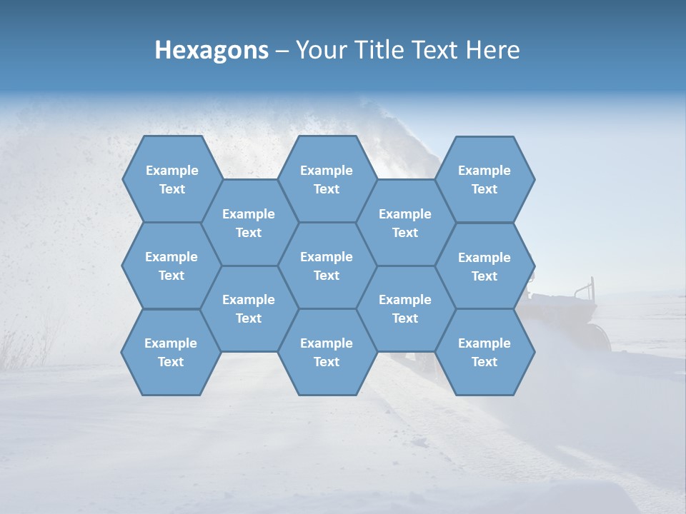 Weather Cold Transportation PowerPoint Template