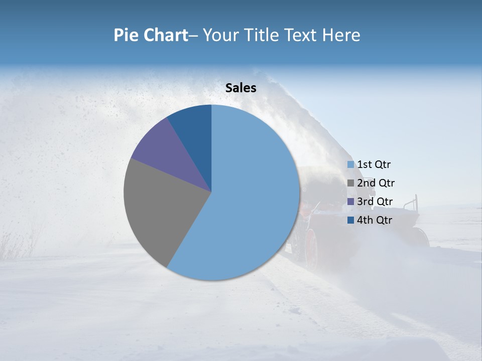 Weather Cold Transportation PowerPoint Template
