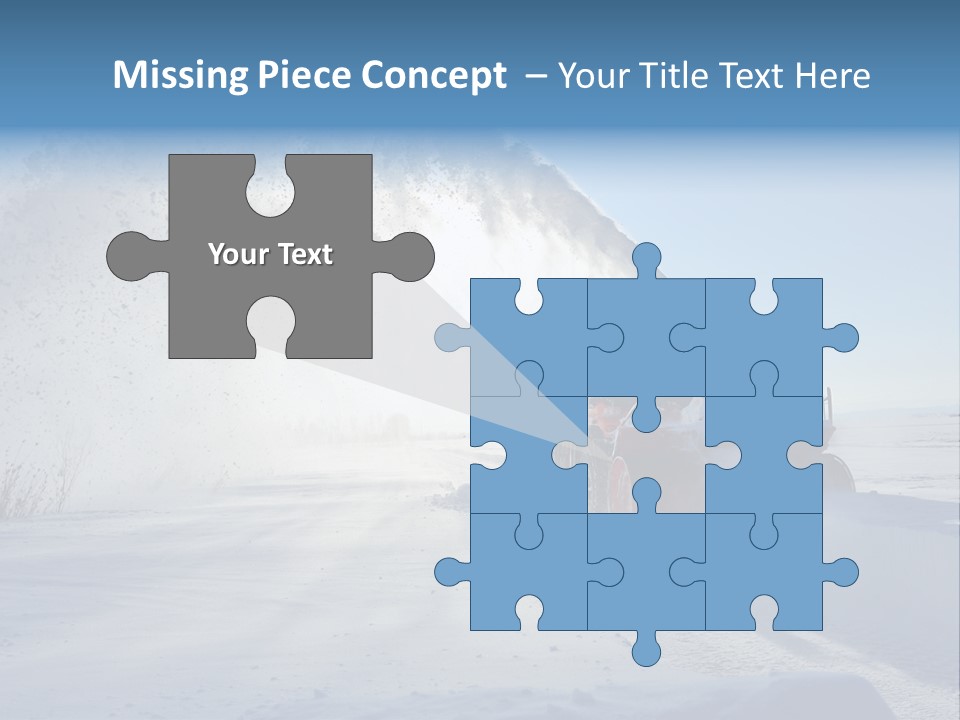 Weather Cold Transportation PowerPoint Template