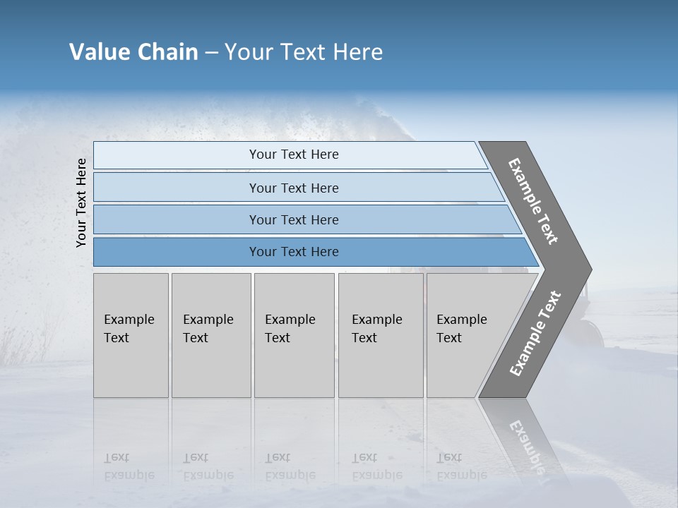 Weather Cold Transportation PowerPoint Template