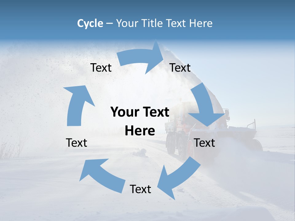 Weather Cold Transportation PowerPoint Template