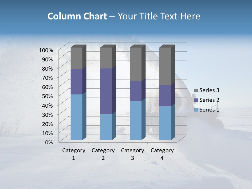 Weather Cold Transportation PowerPoint Template
