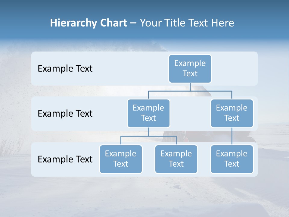 Weather Cold Transportation PowerPoint Template