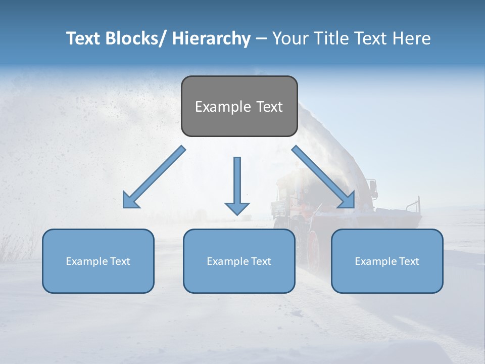 Weather Cold Transportation PowerPoint Template
