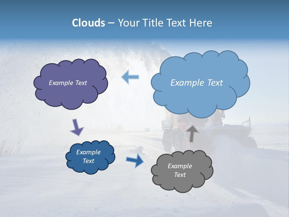 Weather Cold Transportation PowerPoint Template
