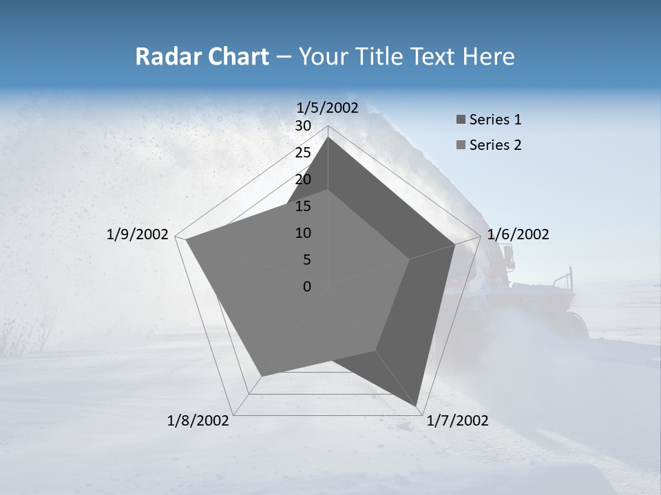 Weather Cold Transportation PowerPoint Template