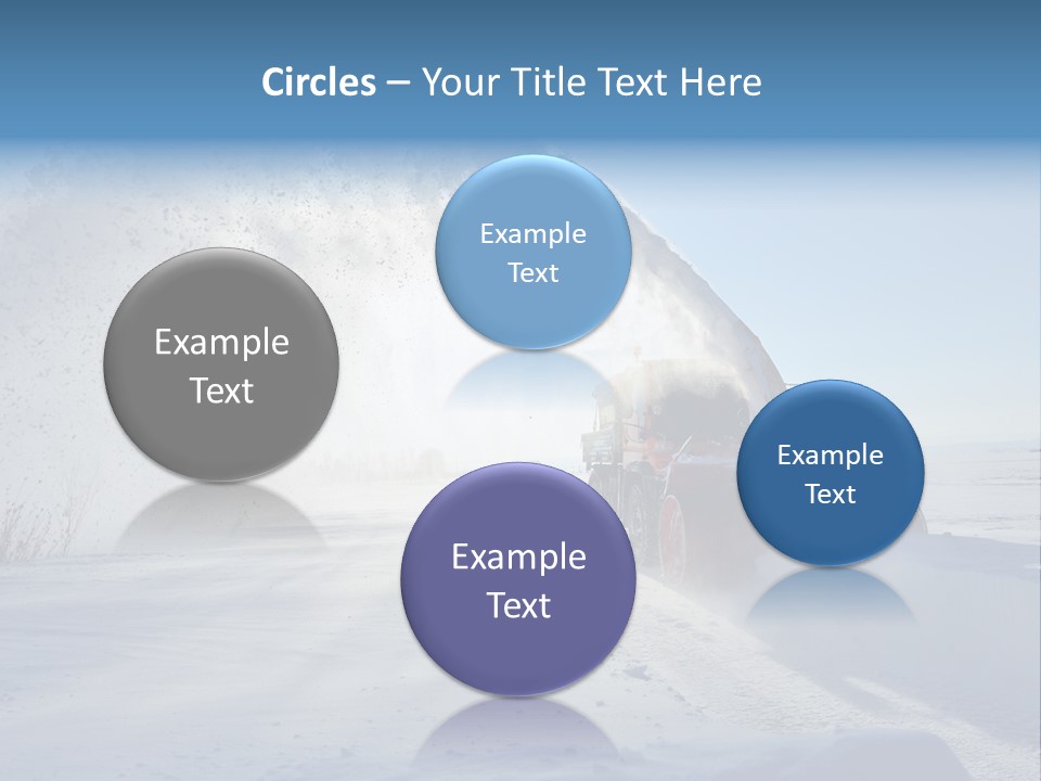 Weather Cold Transportation PowerPoint Template