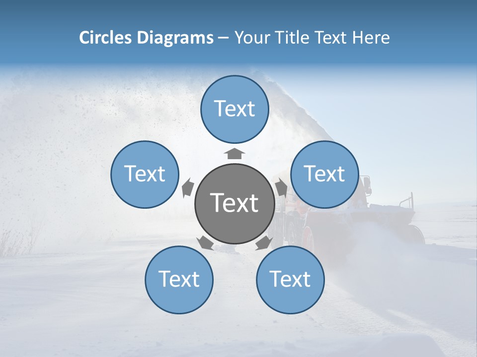 Weather Cold Transportation PowerPoint Template