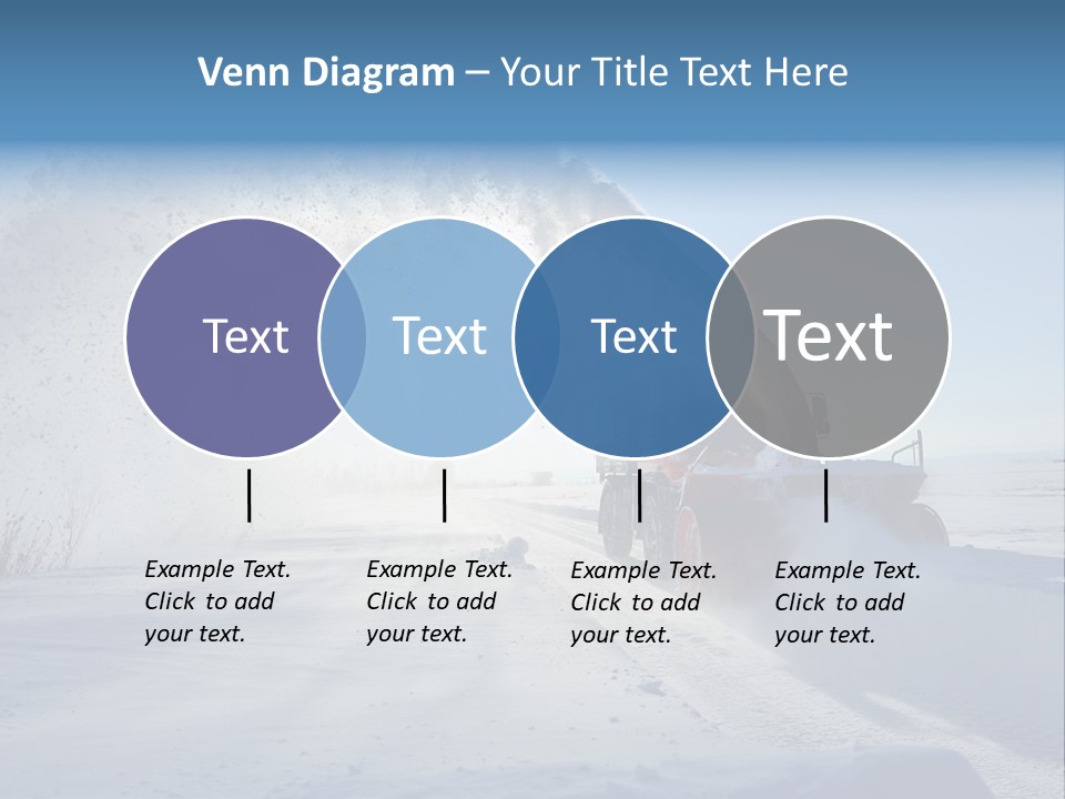 Weather Cold Transportation PowerPoint Template