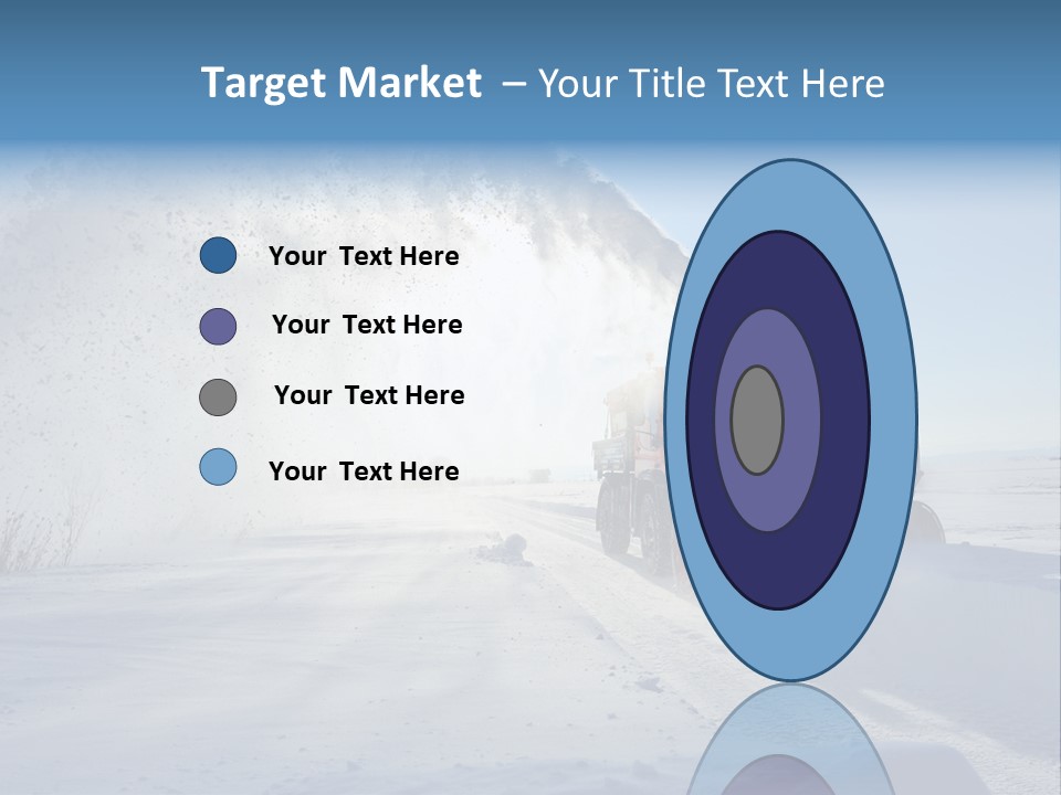 Weather Cold Transportation PowerPoint Template