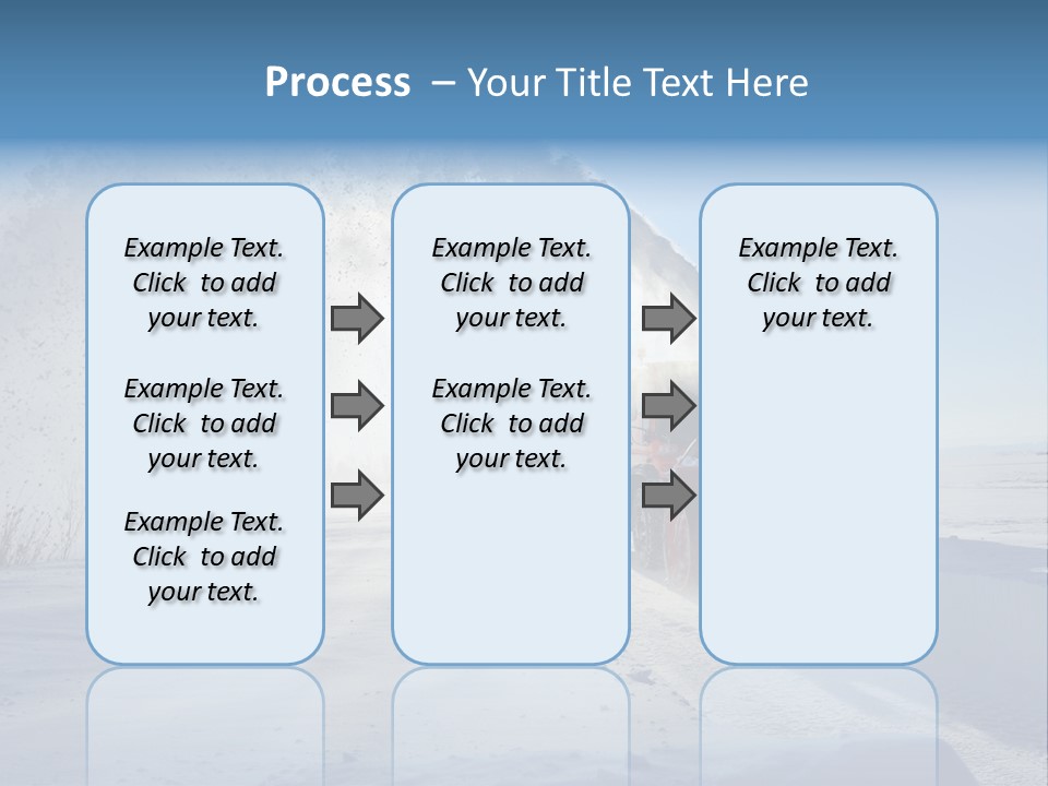 Weather Cold Transportation PowerPoint Template