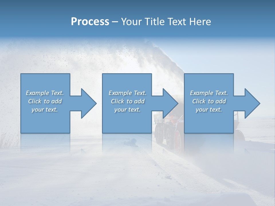 Weather Cold Transportation PowerPoint Template