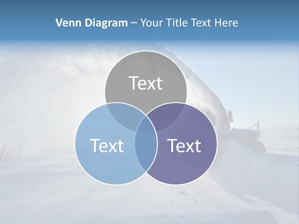 Weather Cold Transportation PowerPoint Template