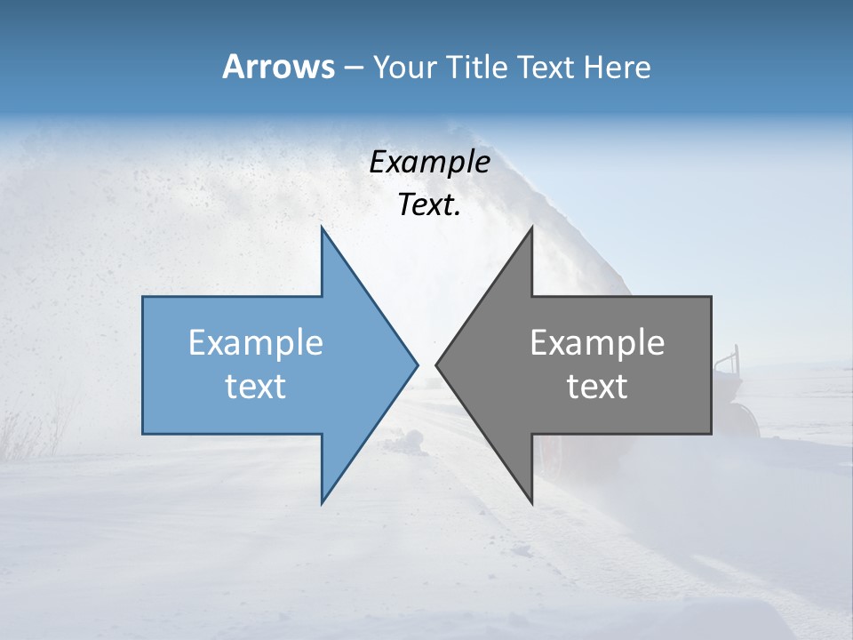 Weather Cold Transportation PowerPoint Template