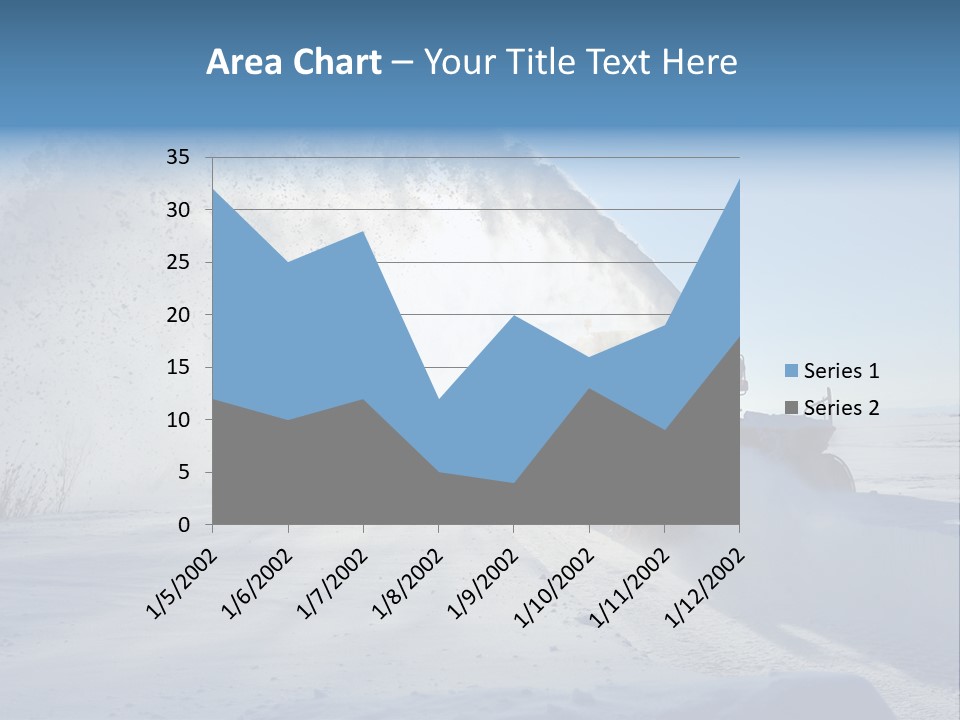 Weather Cold Transportation PowerPoint Template