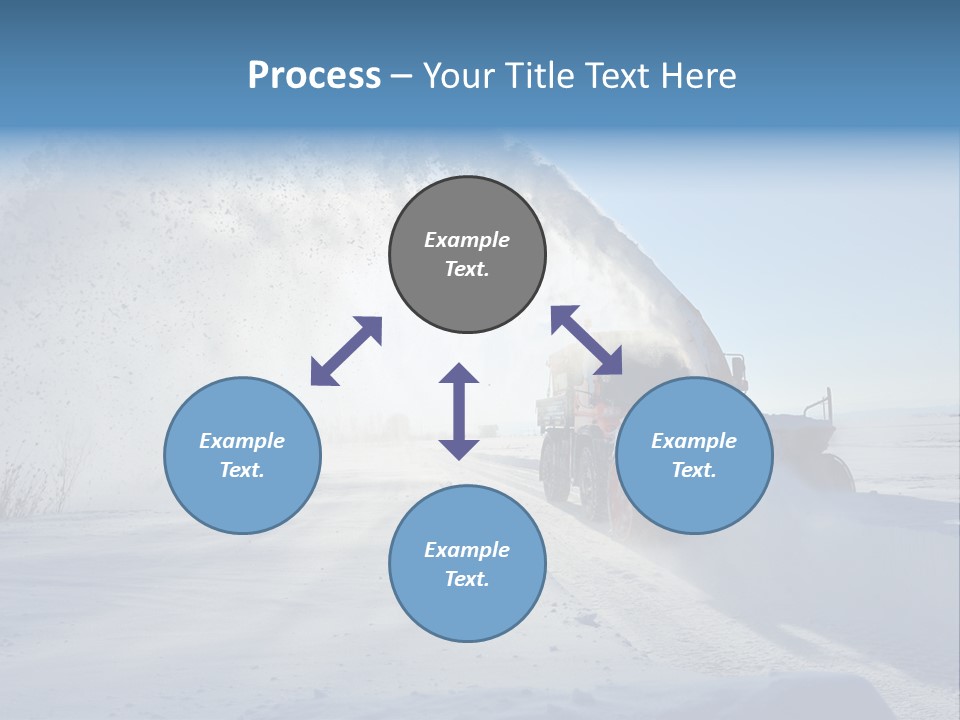 Weather Cold Transportation PowerPoint Template
