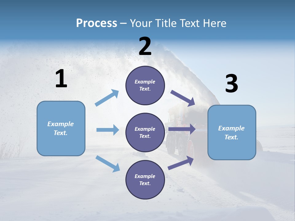 Weather Cold Transportation PowerPoint Template