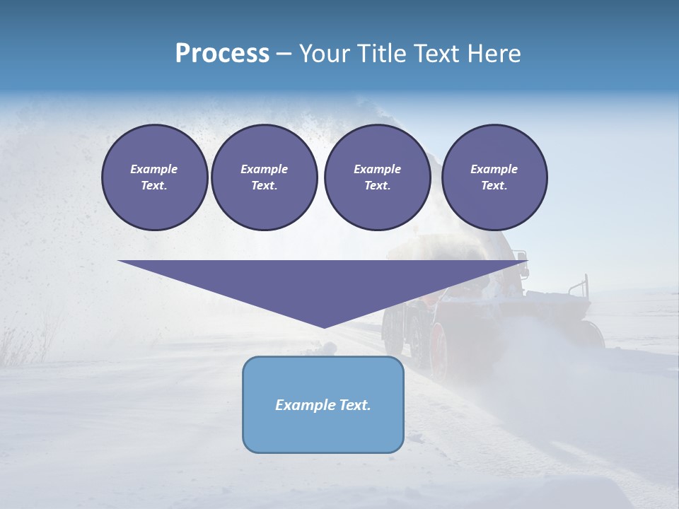 Weather Cold Transportation PowerPoint Template