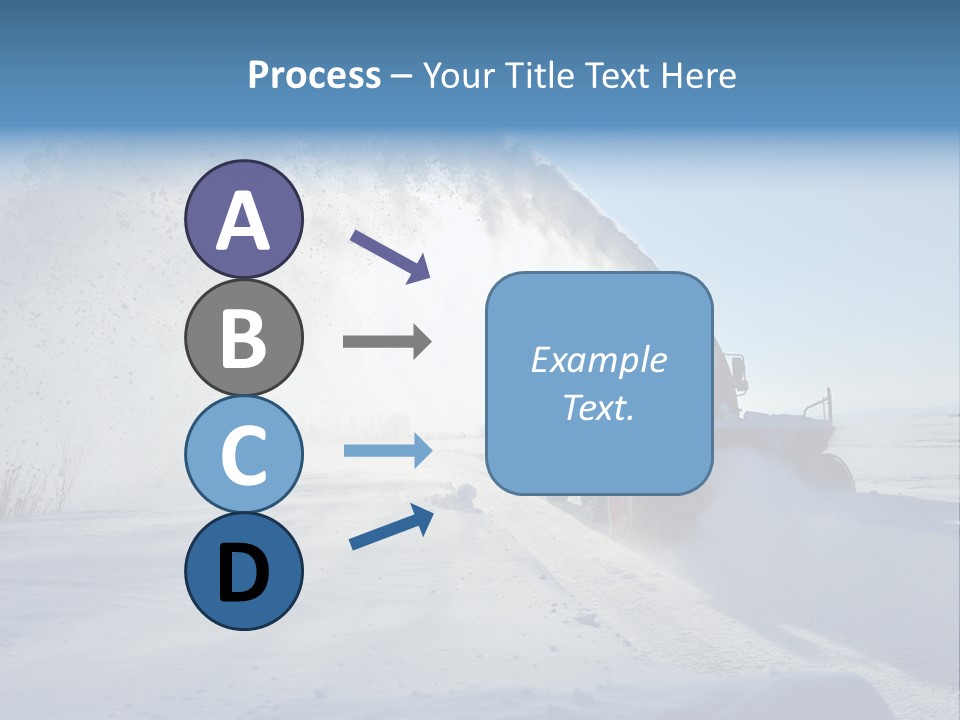 Weather Cold Transportation PowerPoint Template