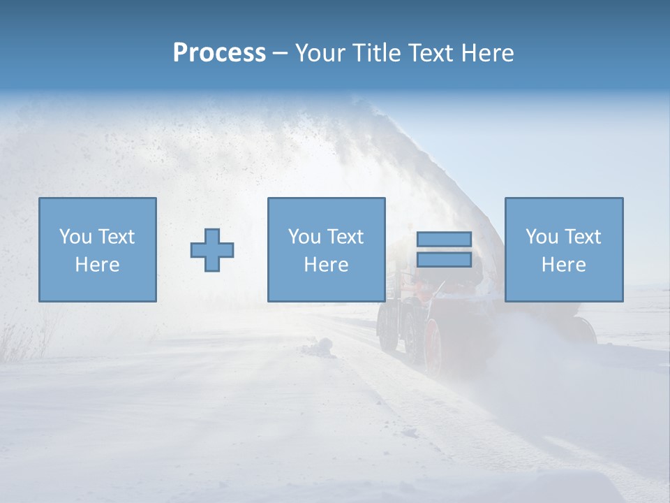 Weather Cold Transportation PowerPoint Template
