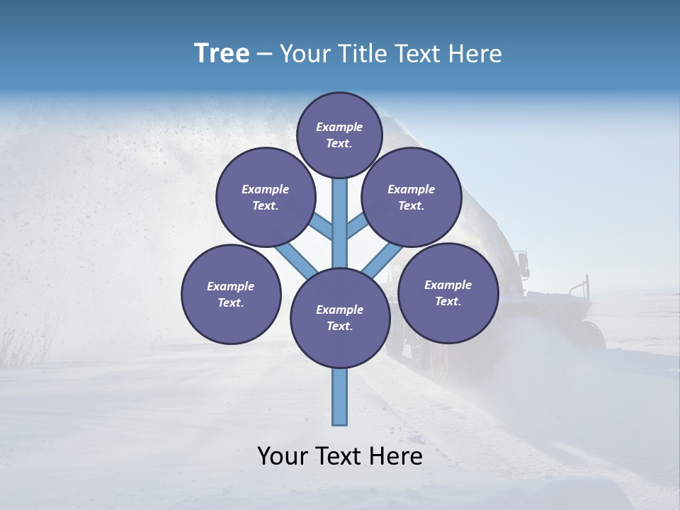 Weather Cold Transportation PowerPoint Template
