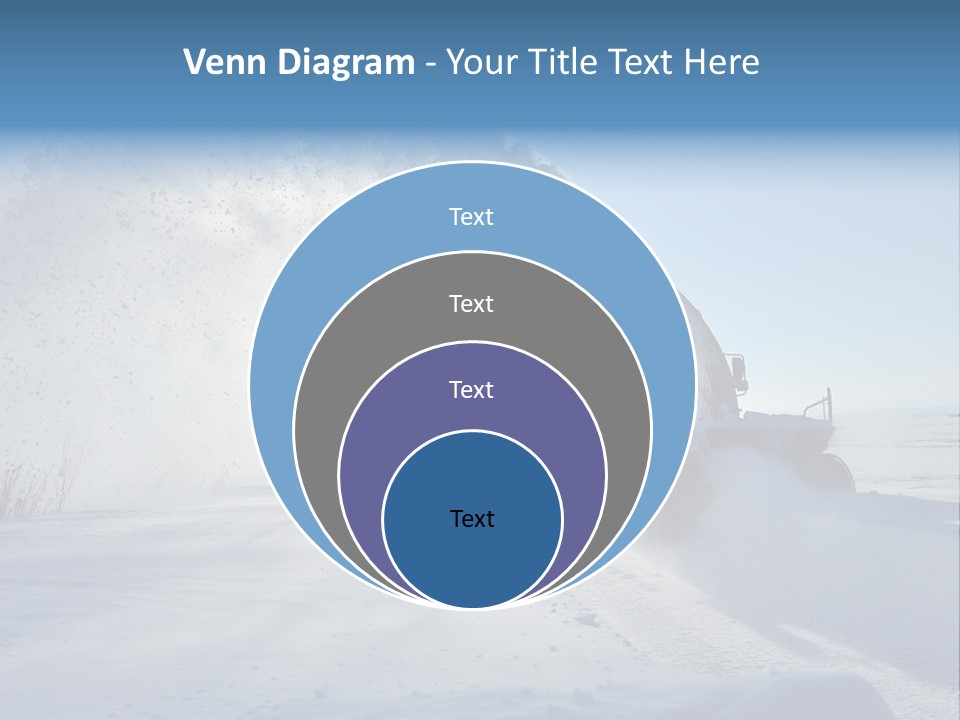 Weather Cold Transportation PowerPoint Template