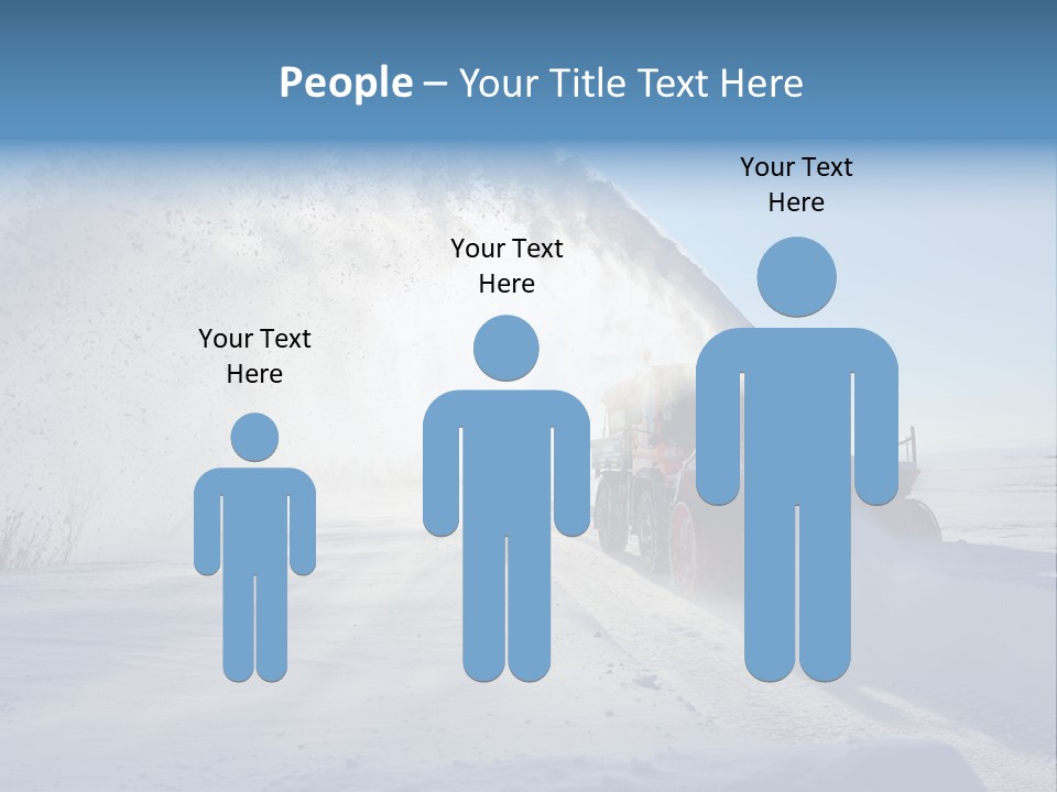 Weather Cold Transportation PowerPoint Template