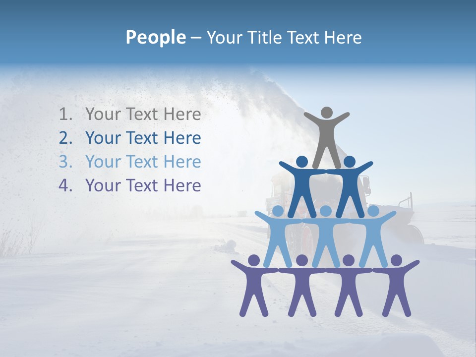 Weather Cold Transportation PowerPoint Template