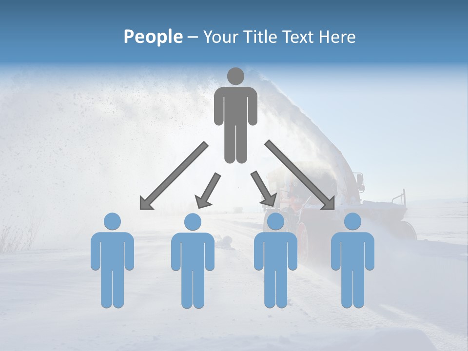 Weather Cold Transportation PowerPoint Template