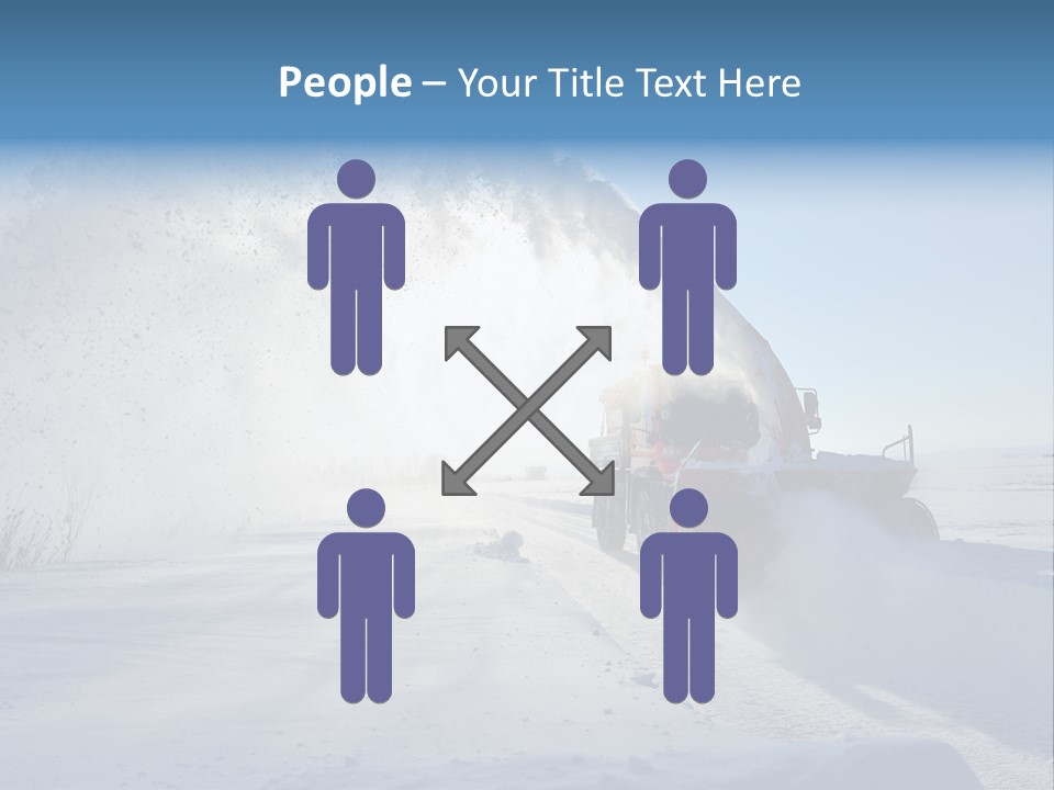 Weather Cold Transportation PowerPoint Template