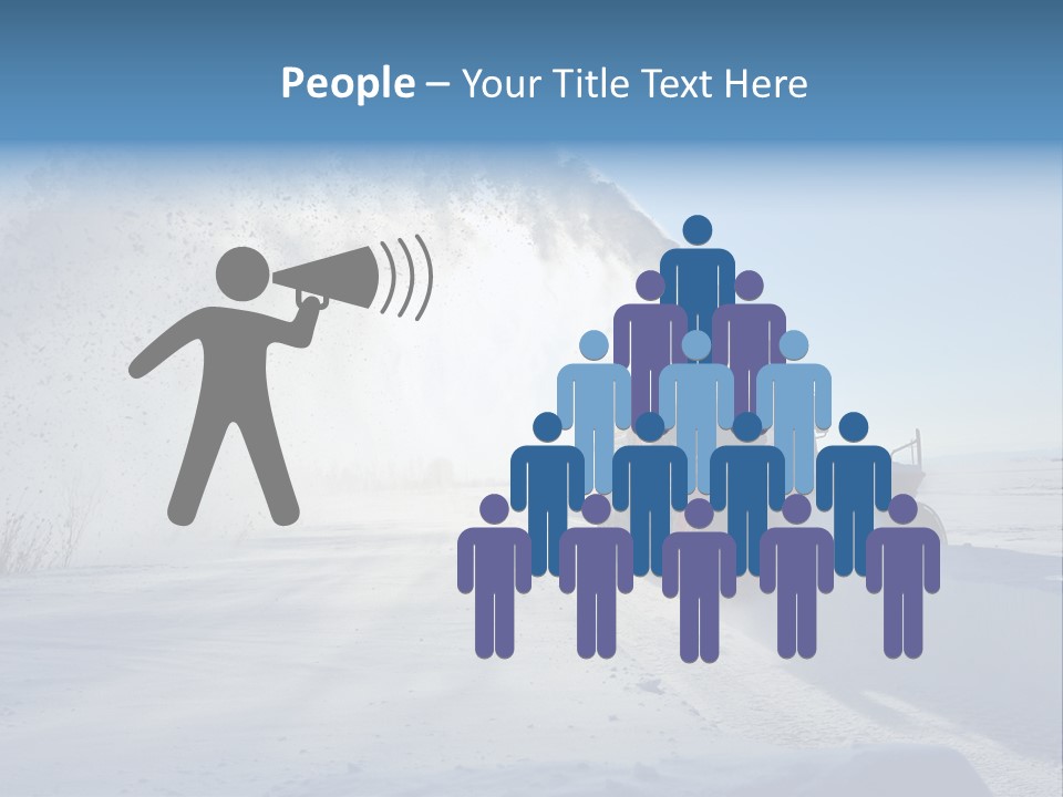 Weather Cold Transportation PowerPoint Template