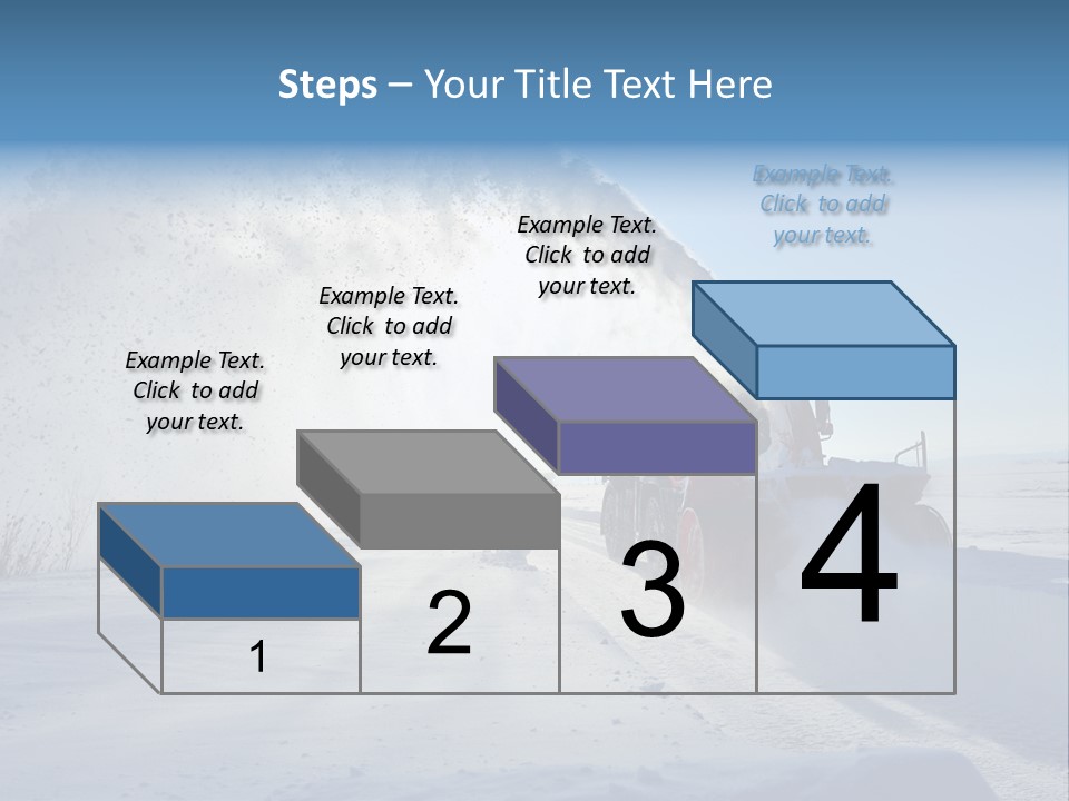 Weather Cold Transportation PowerPoint Template