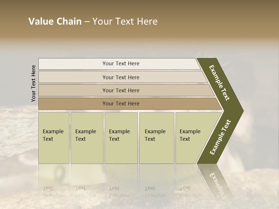 A Pig Sticking Its Head Out Of A Barn PowerPoint Template